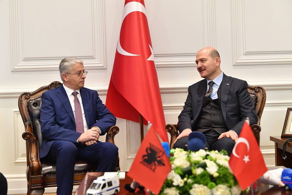 Arnavutluk İçişleri Bakanı Ankara’da