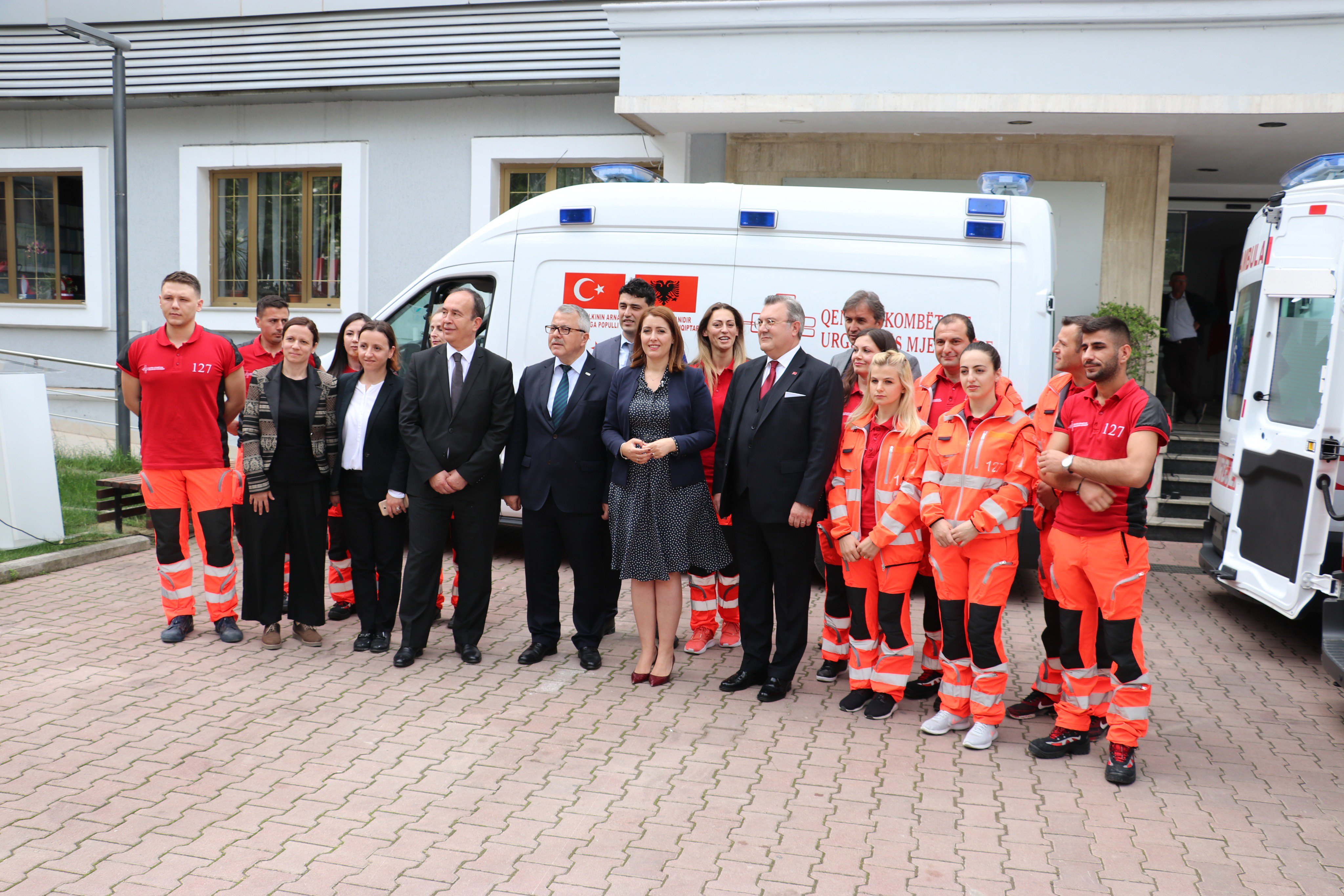 TİKA’dan Arnavutluğa Ambulans Desteği
