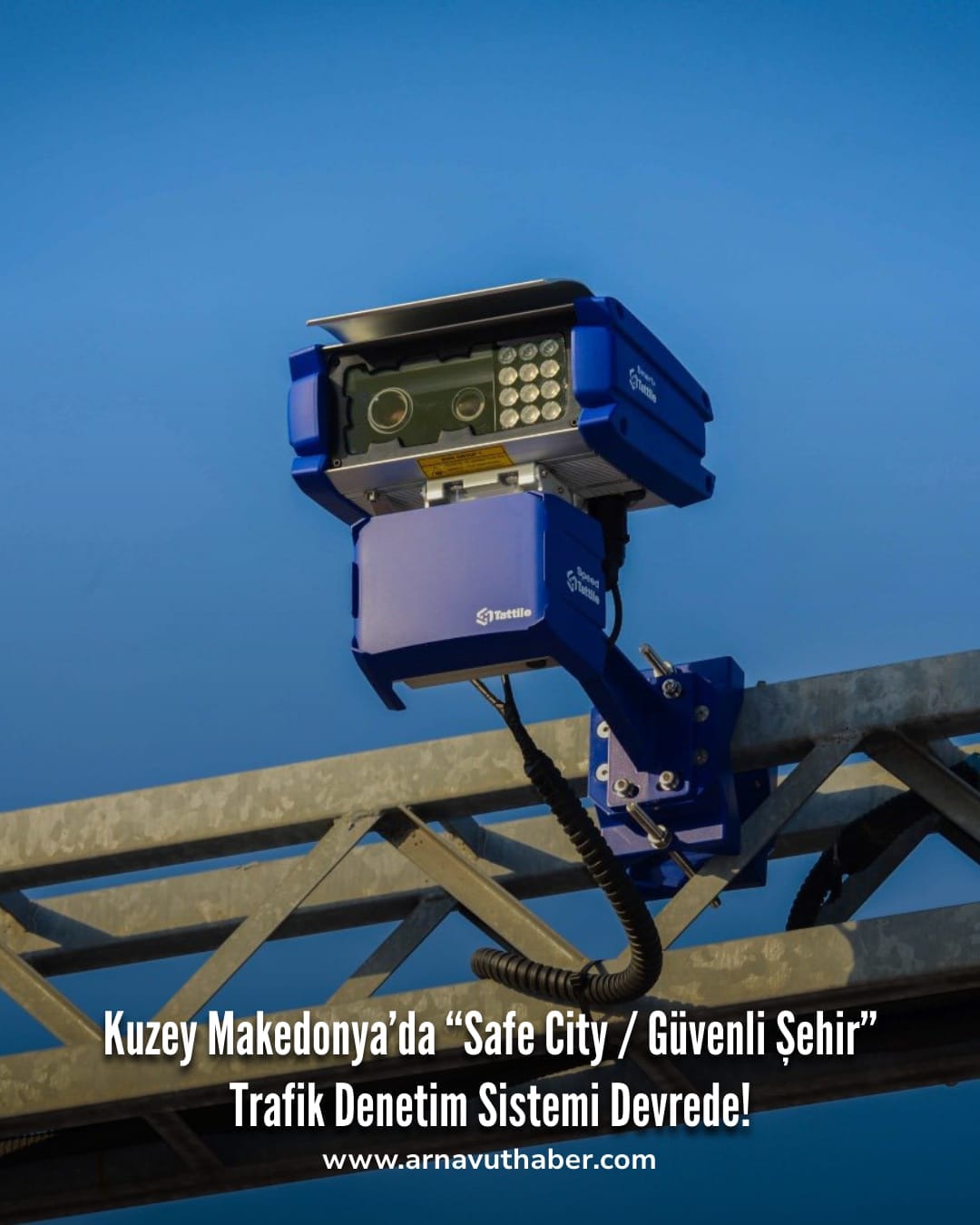 Kuzey Makedonya Trafiği Artık Akıllı Kemeralara Emanet