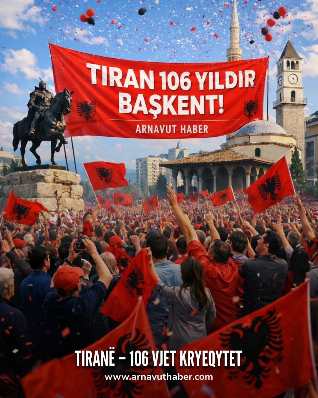 TİRAN 106 YILDIR BAŞKENT