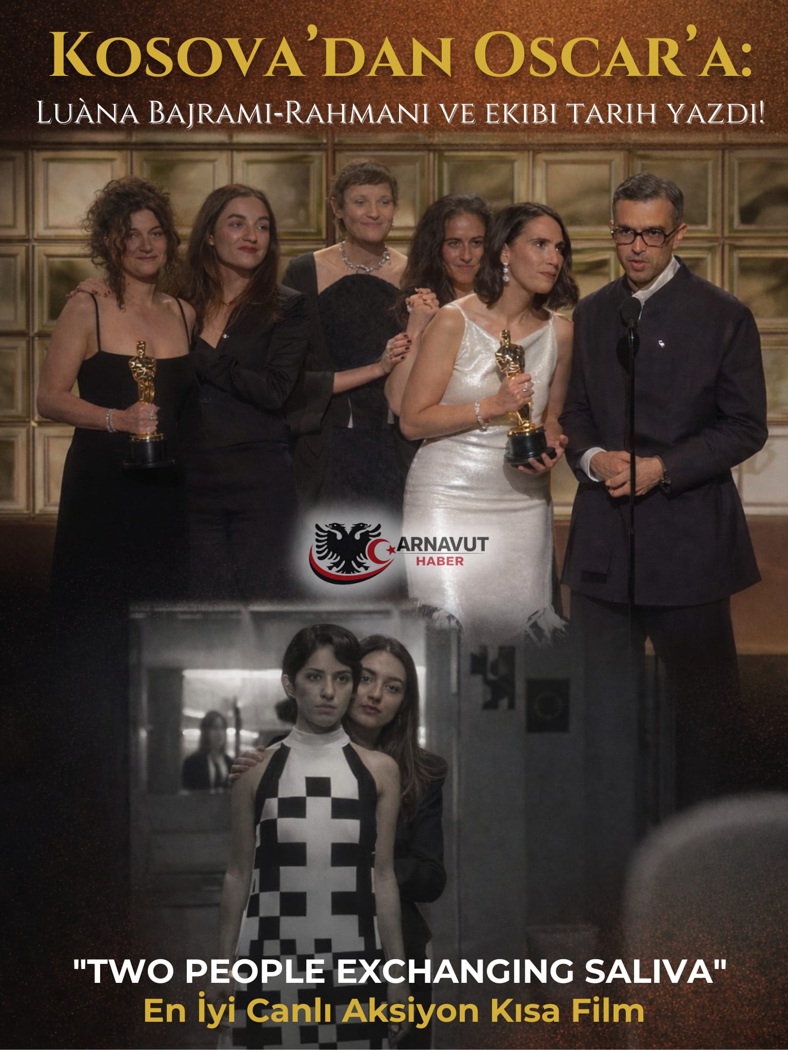 Oscar’da Büyük Zafer — Luàna Bajrami Rahmani ve Ekip Tarih Yazdı