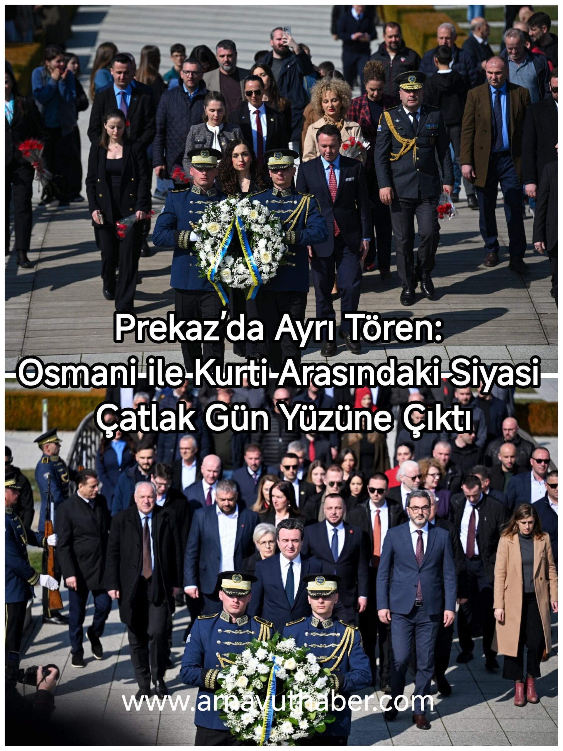 Prekaz’da Ayrı Tören: Osmani ile Kurti Arasındaki Siyasi Çatlak Gün Yüzüne Çıktı