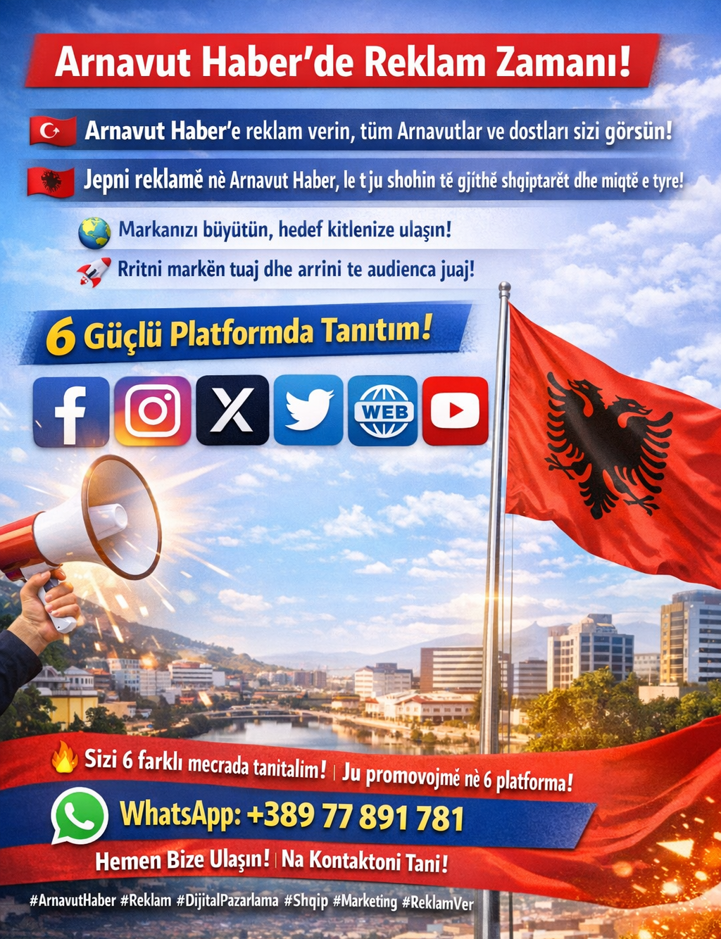 Arnavut Haber’de Reklam Zamanı!