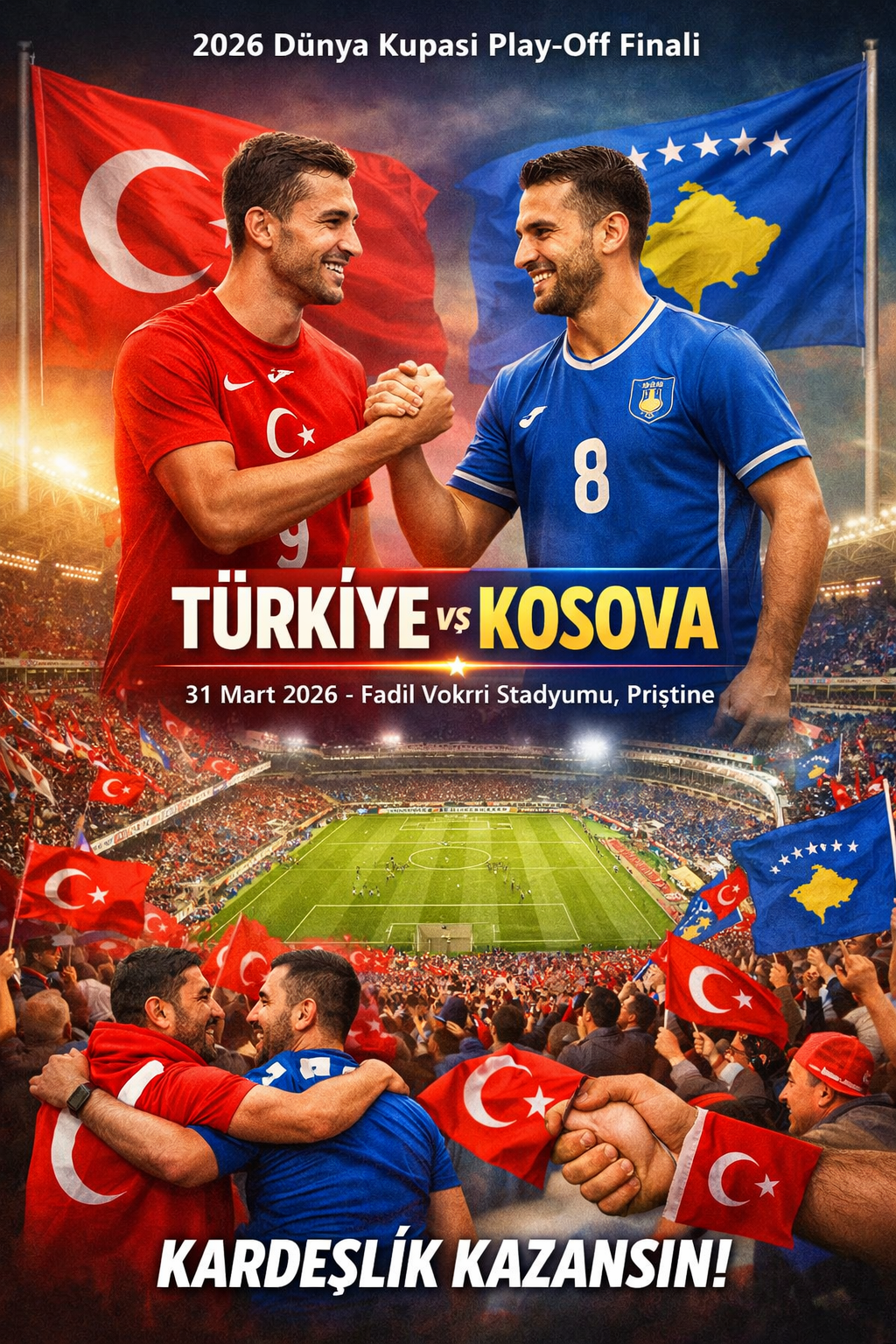 🇹🇷 Türkiye – 🇽🇰 Kosova: Kardeşliğin Kazandığı Gece