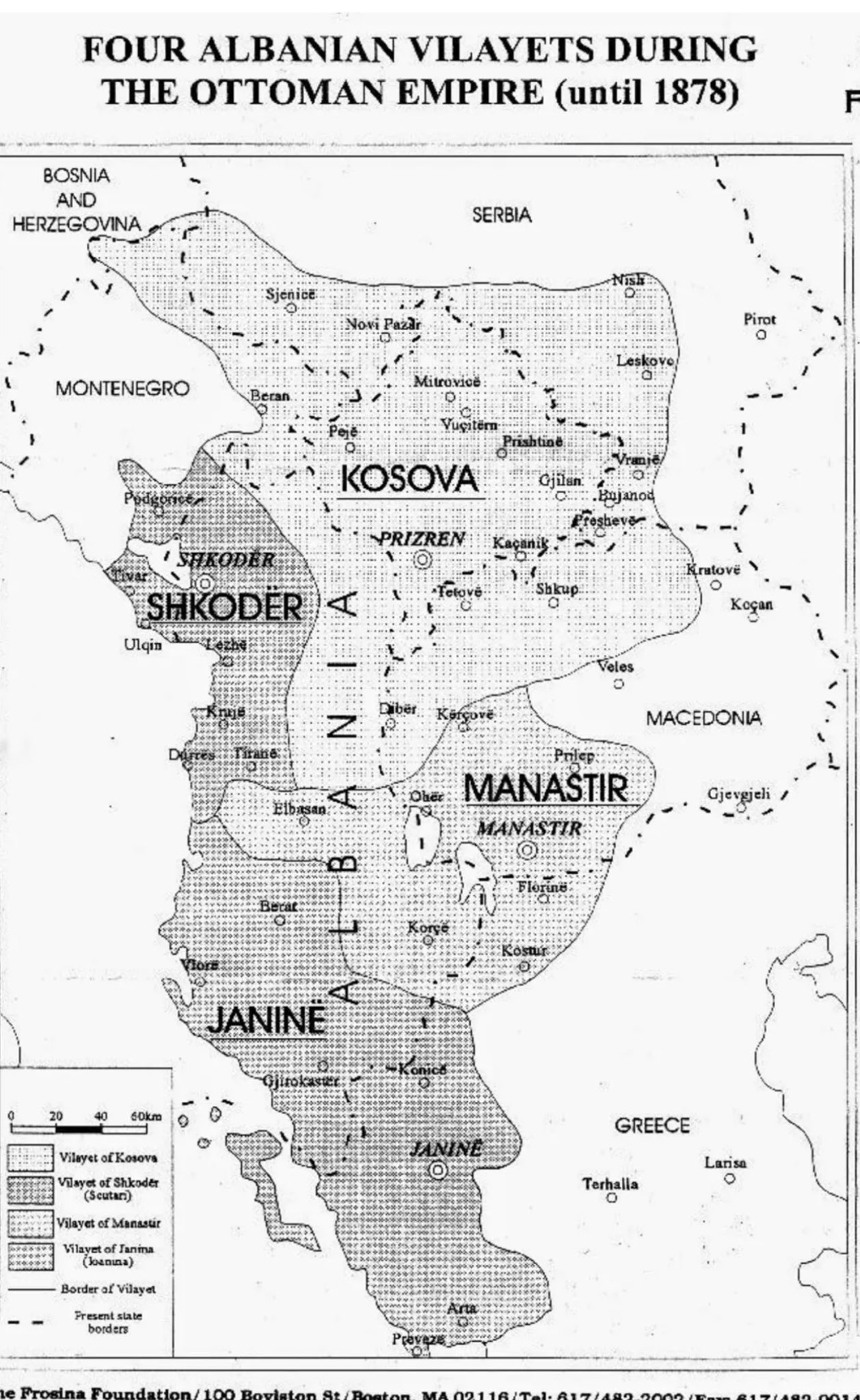BİR MİLLET, DÖRT VİLAYET: OSMANLI’DA ARNAVUT TOPRAKLARI