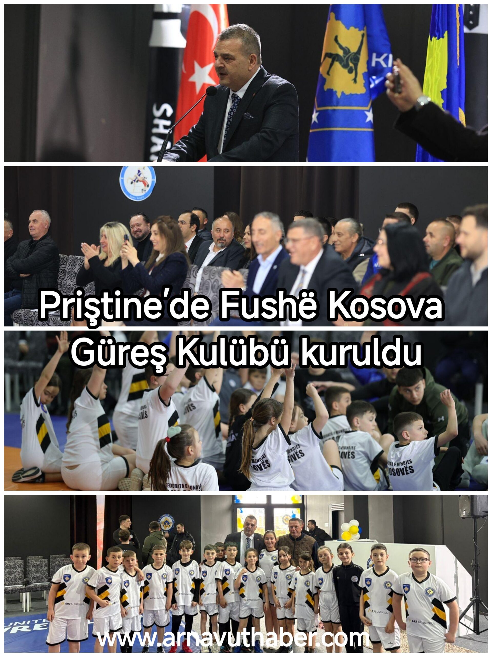 Priştine’de Fushë Kosova Güreş Kulübü kuruldu