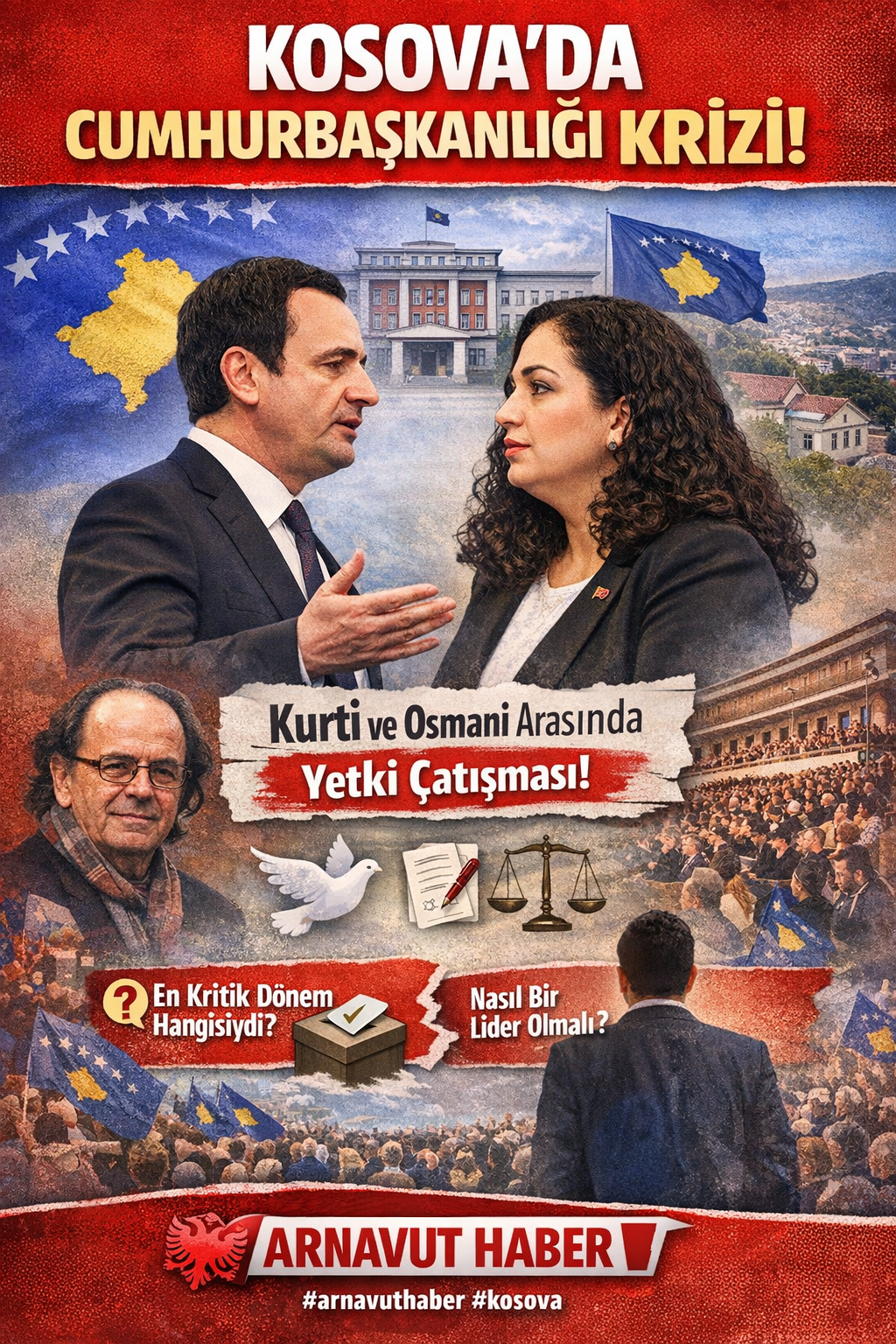 Kosova’da Siyasi Çekişmenin Merkezi Bu sefer Cumhurbaşkanlığı