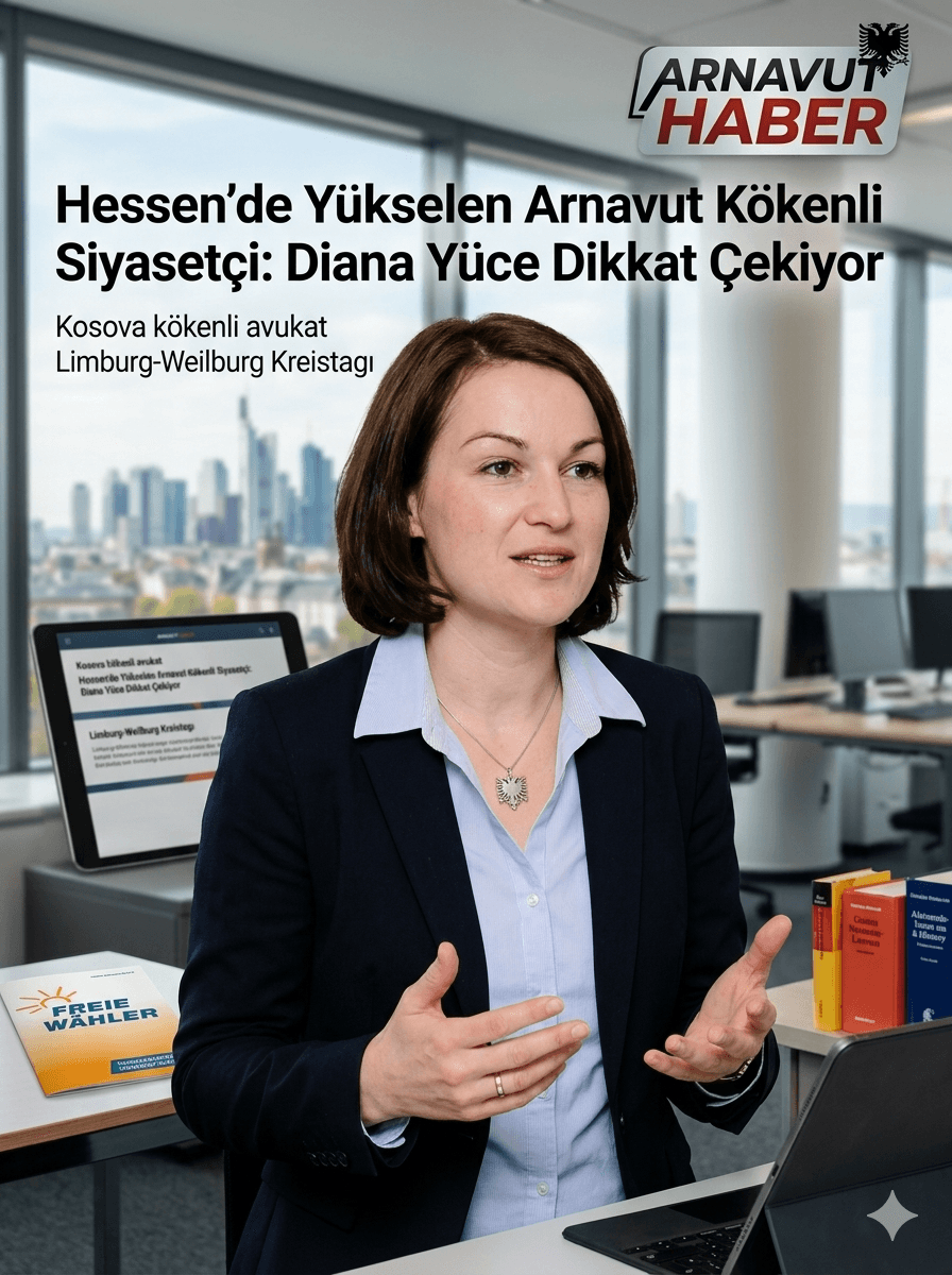 Hessen’de Yükselen Arnavut Kökenli Siyasetçi: Diana Yüce Dikkat Çekiyor