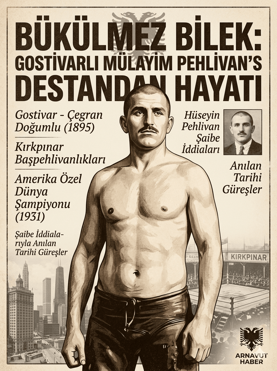 ER MEYDANININ BÜKÜLMEZ BİLEĞİ: GOSTIVARLI MÜLAYİM PEHLİVAN