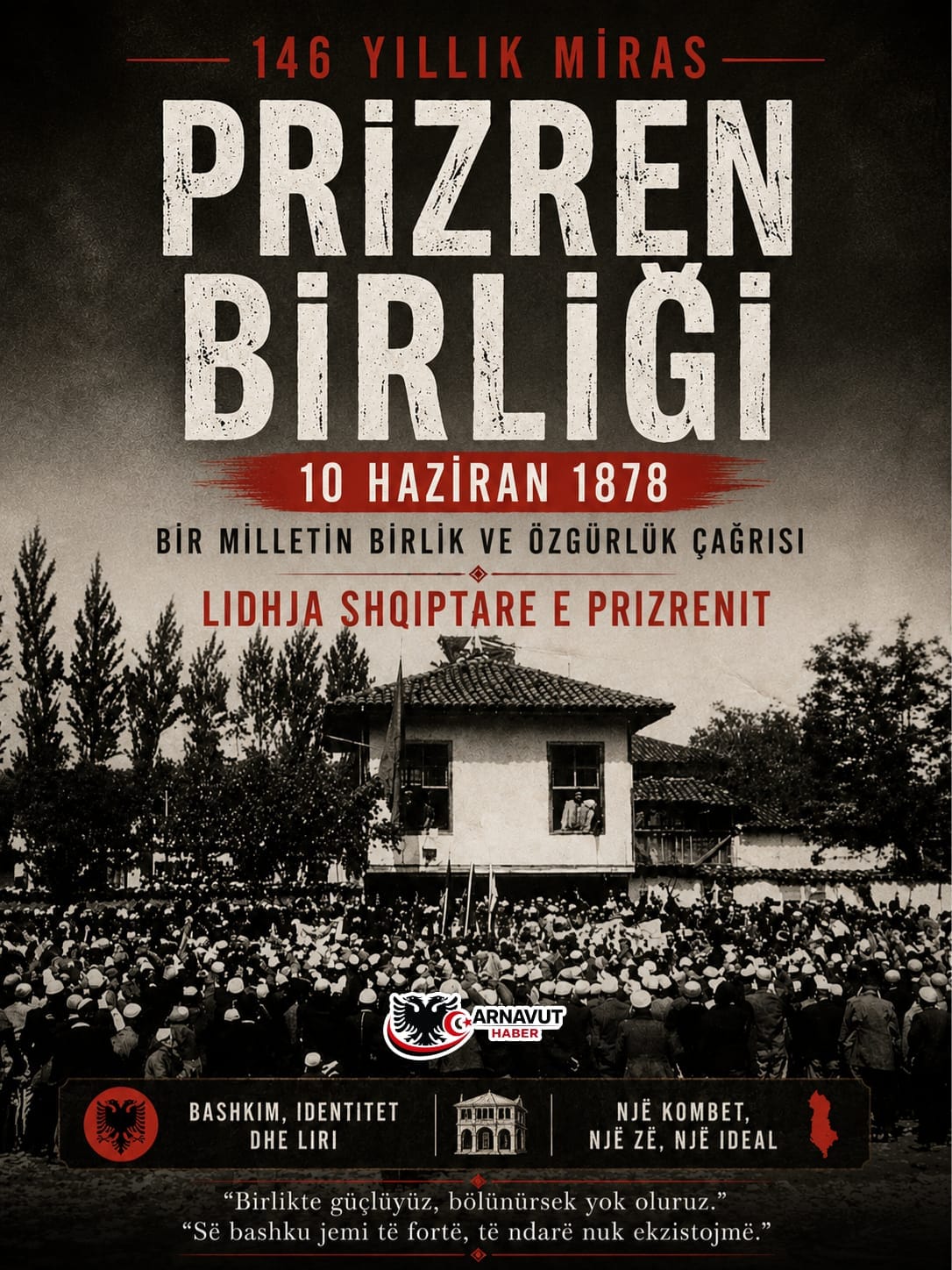 10 Haziran Prizren Birliğinin  Yıldönümü