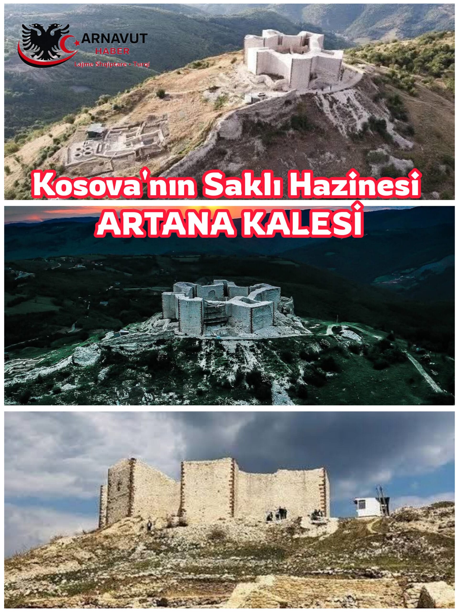 Kosova’nın Saklı Hazinesi: Zamanı Durduran İhtişamıyla Artana Kalesi