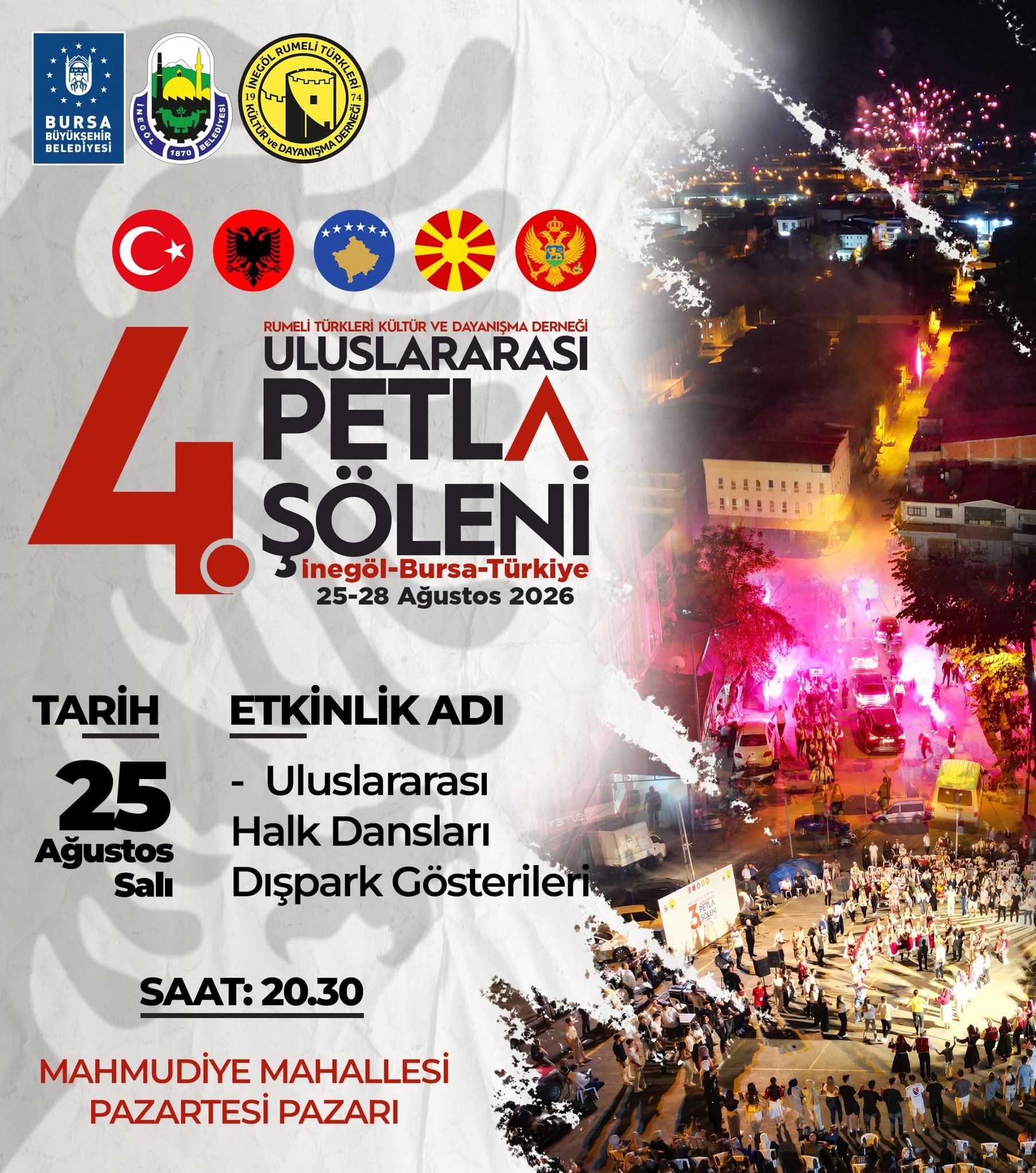 Arnavut Halk Dansları İnegöl Petla Festivalinde
