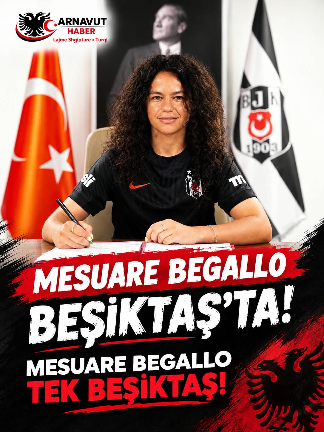 ARNAVUT FUTBOLCU MESUARE BEGALLO BEŞİKTAŞ’TA